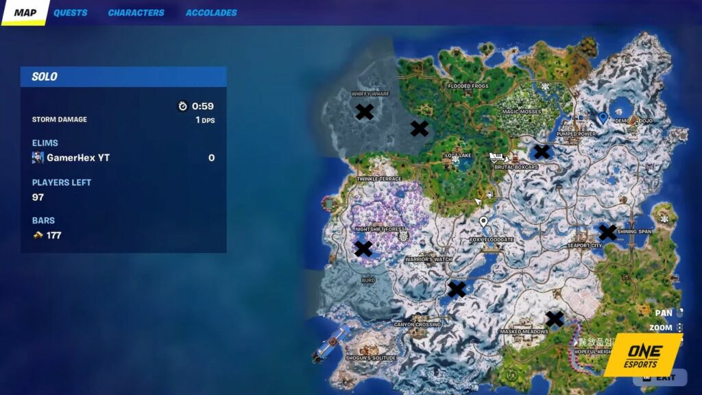 Where is Giant Turtle in Fortnite: All locations Giant Turtle locations in Fortnite