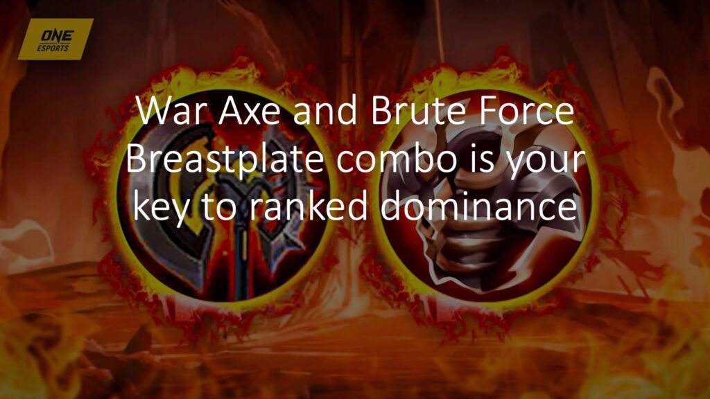 Top 3 items to bring out Suyou's invincible character in Mobile Legends Mobile Legends items War Axe and Brute Force Breastplate guide by ONE Esports