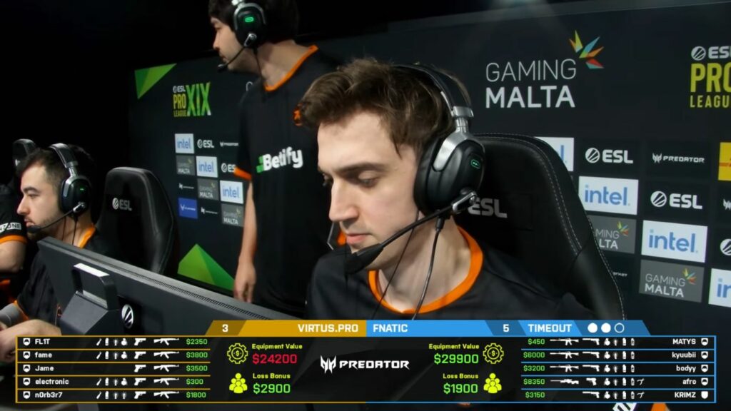 ESL Pro League Season 19: Schedule, results, teams, prize pool, format, where to watch Virtus.pro vs. Fnatic at ESL Pro League eason 19
