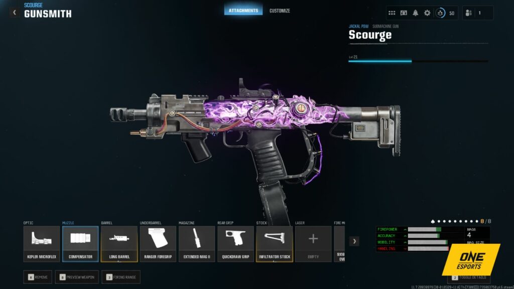 Best SMG loadout in Warzone right now Best SMG loadout in Resurgence right now is the Jackal PDW
